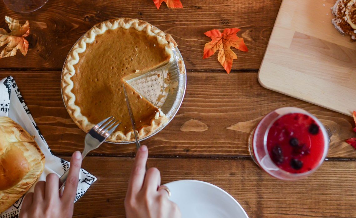 Thanksgiving dessert - pumpkin pie