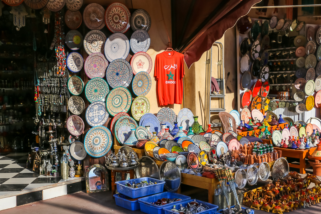 Famous souks of Marrakech