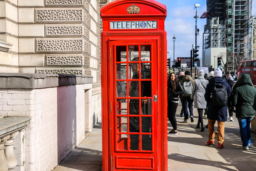 and signature red phone booths