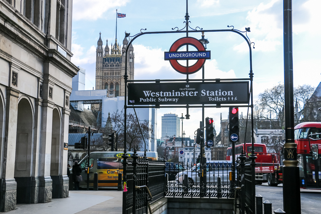 Westminster Station - Roads and Destinations, roadsanddestinations.com