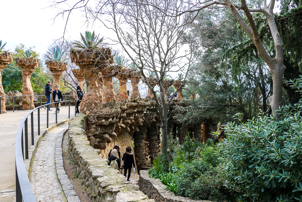 Park Guell - Roads and Destinations