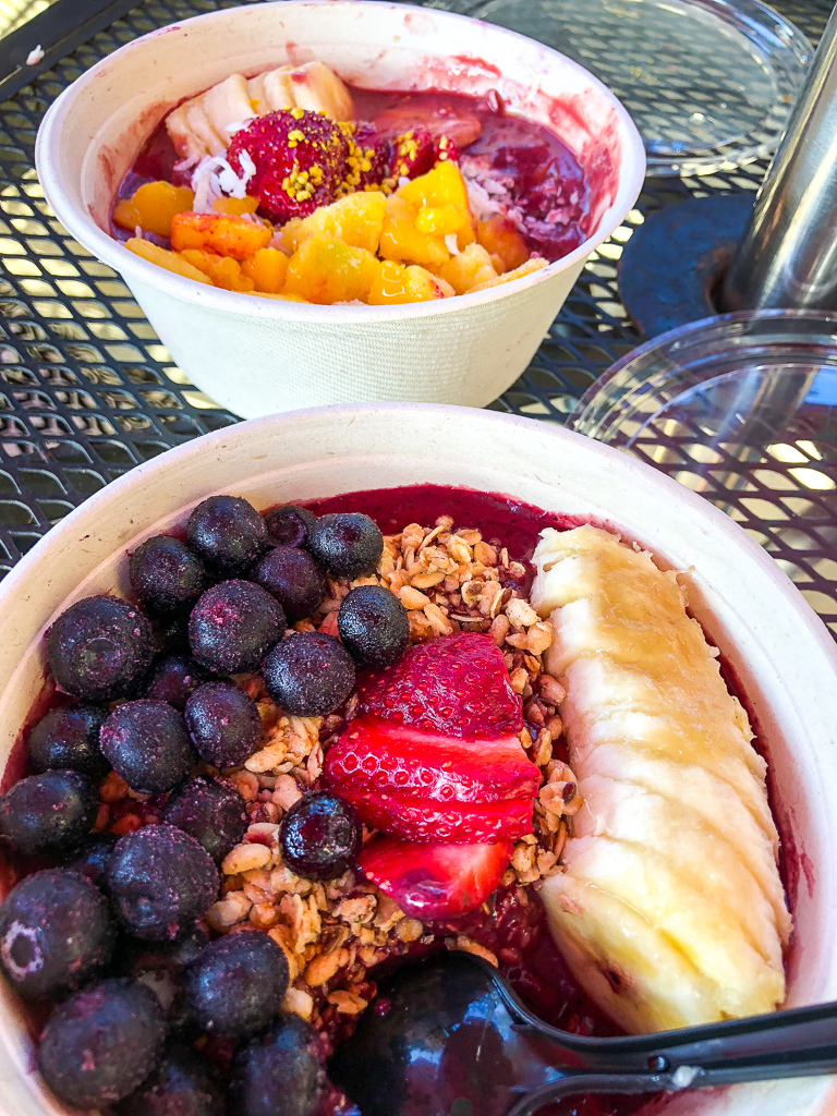 Acai Bowls near the ocean, Roadsanddestinations.com