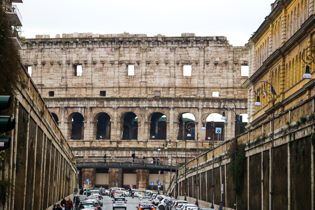 Colosseum, Roads and Destinations