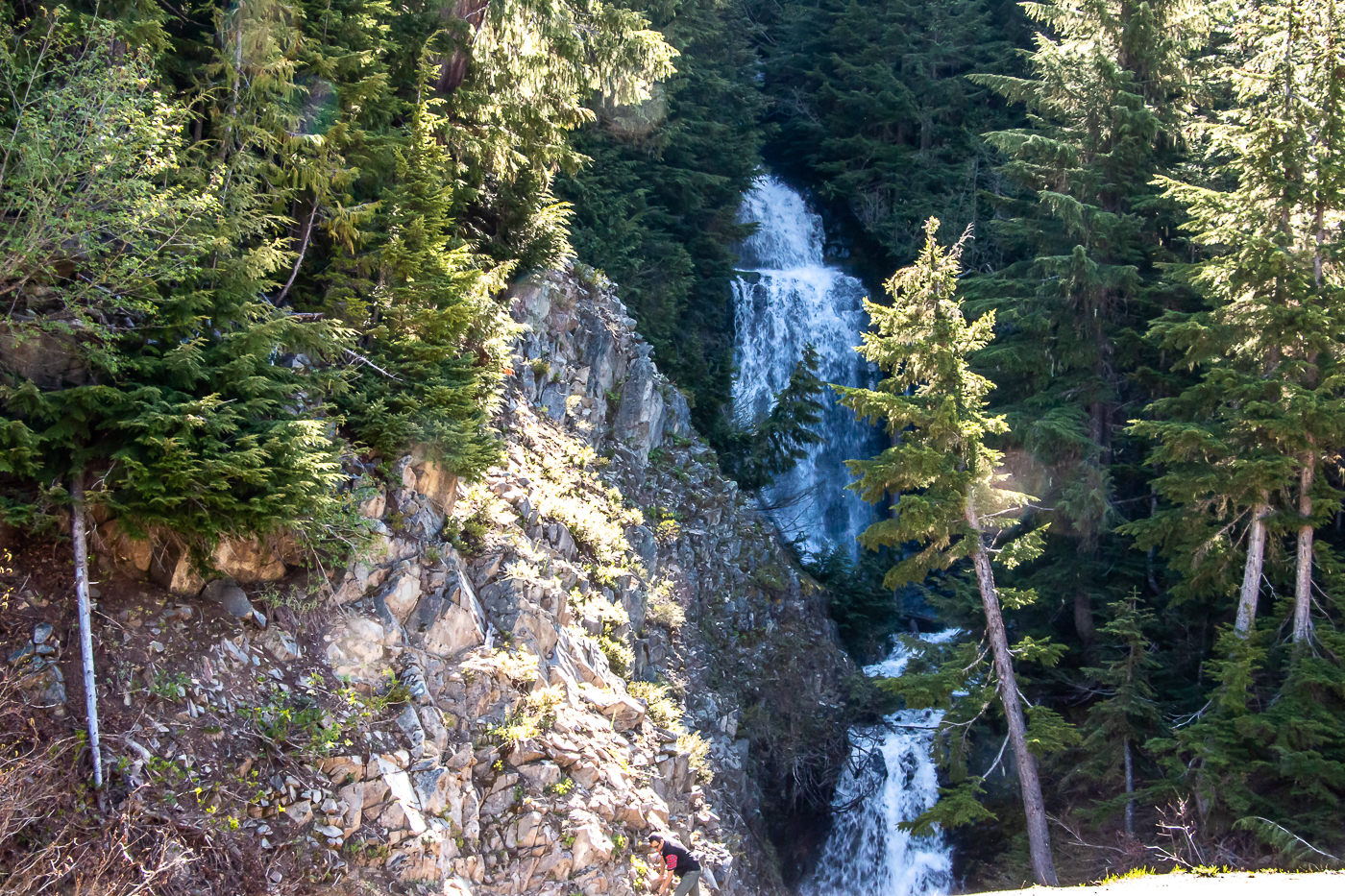 Waterfalls in Mount Rainier National Park - Roads and Destinations, 