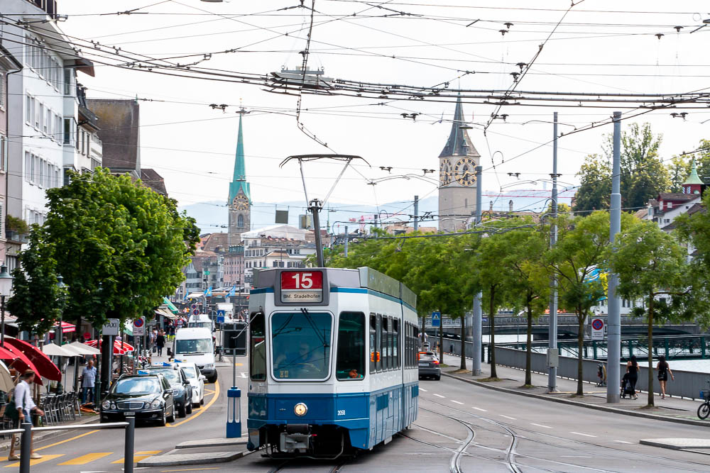 Public Transpiration in Zurich -Roads and Destinations