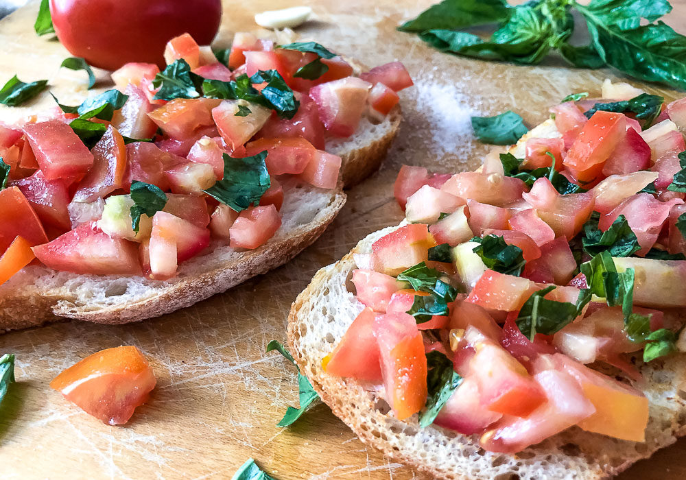 Italian Bruschetta - Roads and Destinations, roadsanddestinations.com