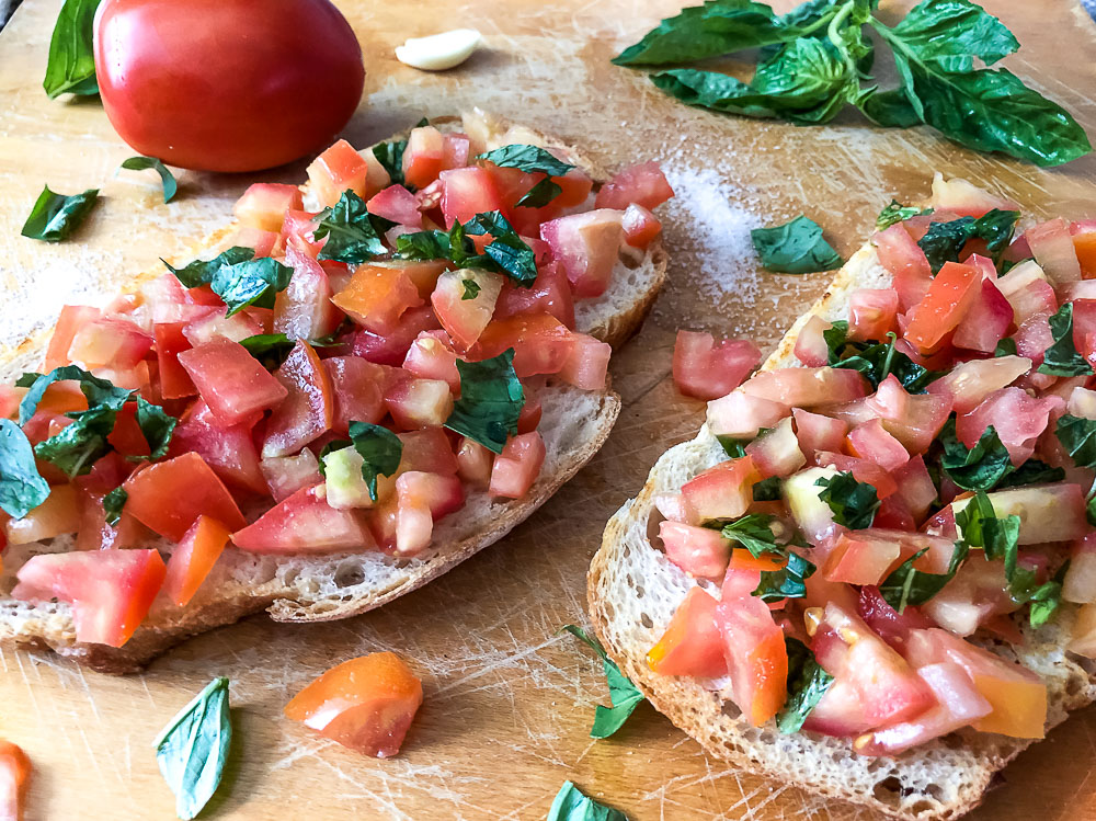 Italian Bruschetta - Roads and Destinations, roadsanddestinations.com