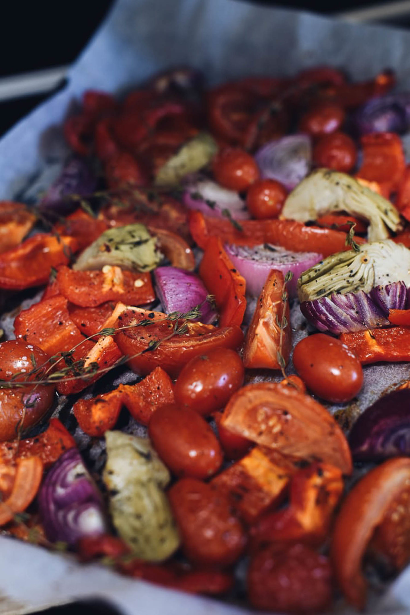 Oven-Roasted fall vegetables - Roads and Destinations roadsanddestinations.com