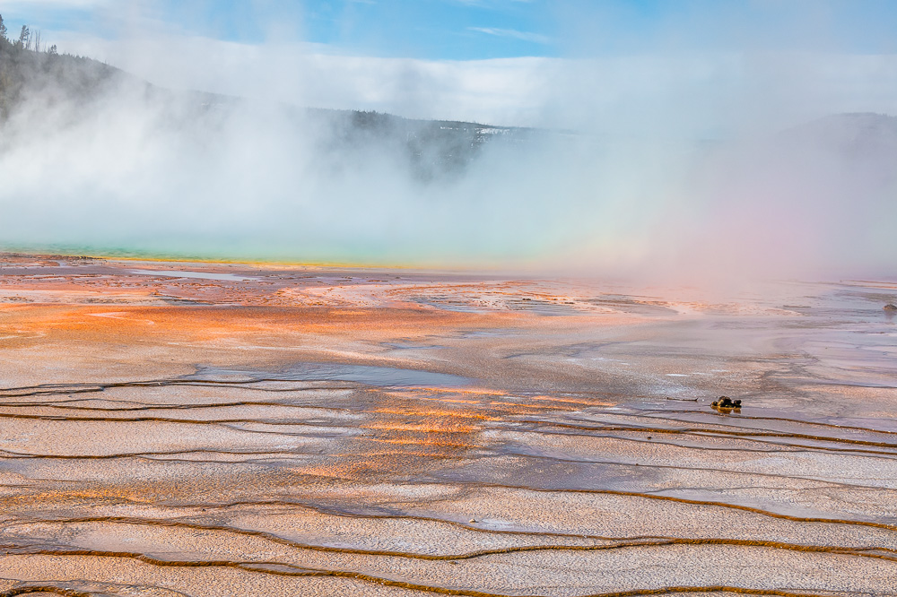 Grand Prismatic Spring - Roads and Destinations