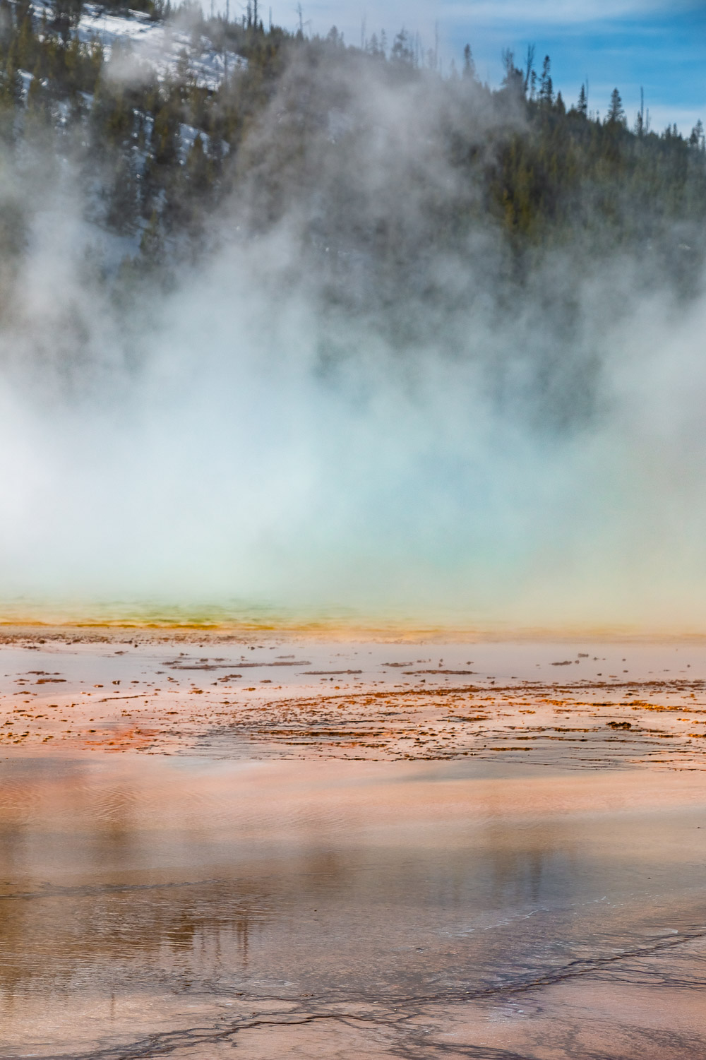 Grand Prismatic Spring - Roads and Destinations