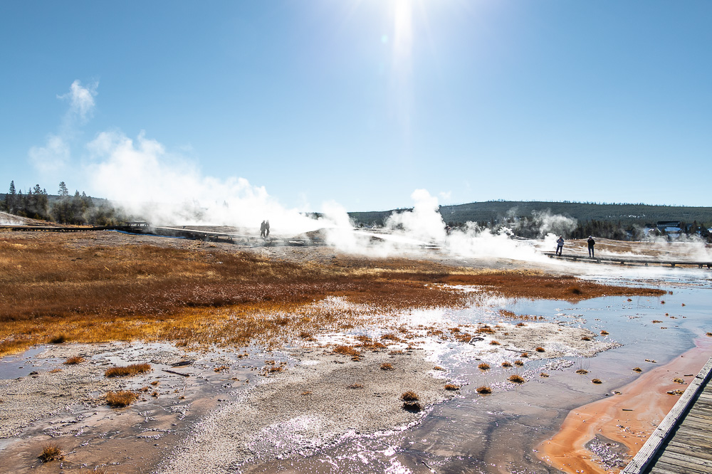 Upper Geyser Basin - Roads and Destinations. - roadsanddestinations.com