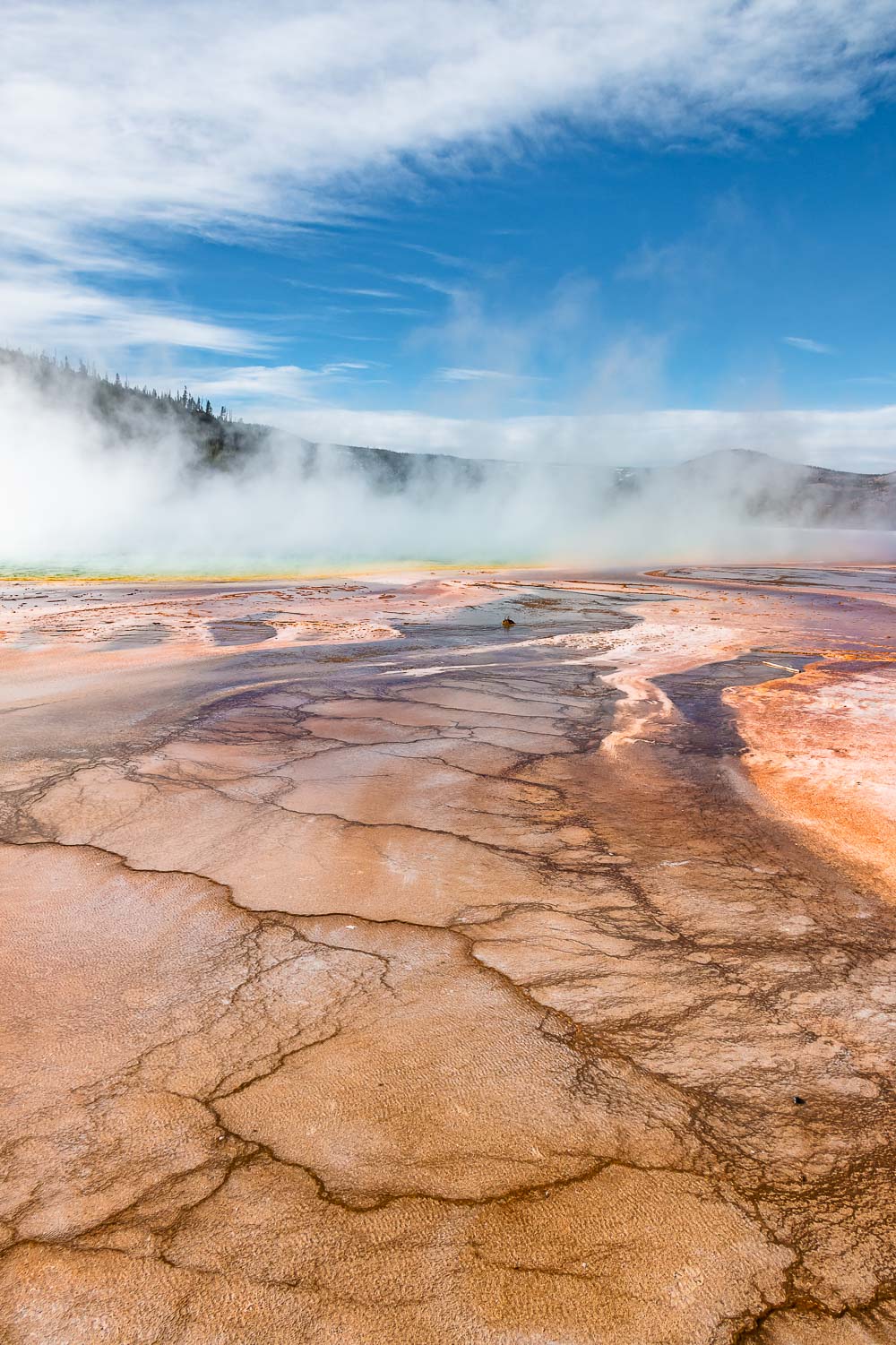 Grand Prismatic Spring - Roads and Destinations. - roadsanddestinations.com