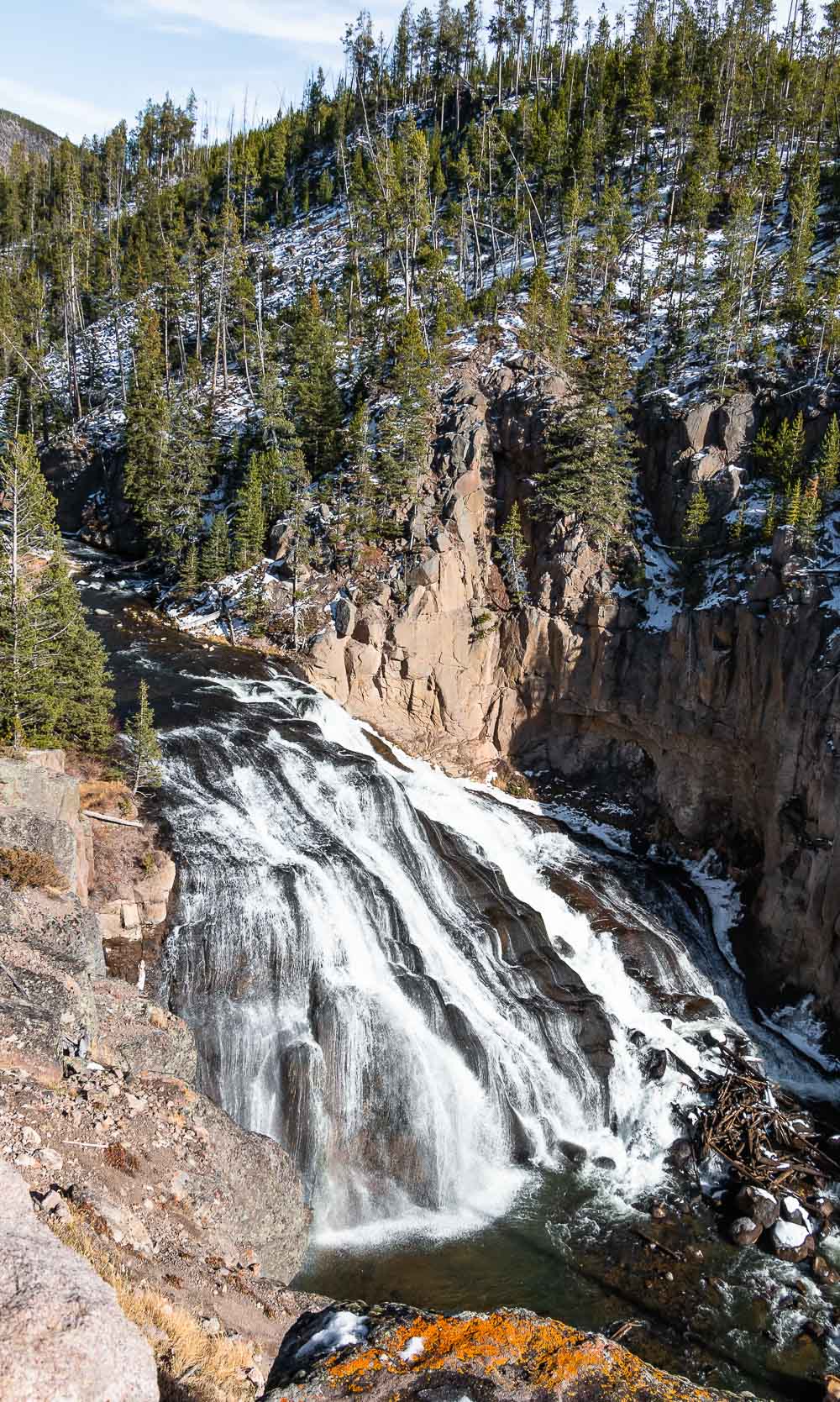 Gibbon Falls - Roads and Destinations roadsanddestinations.com