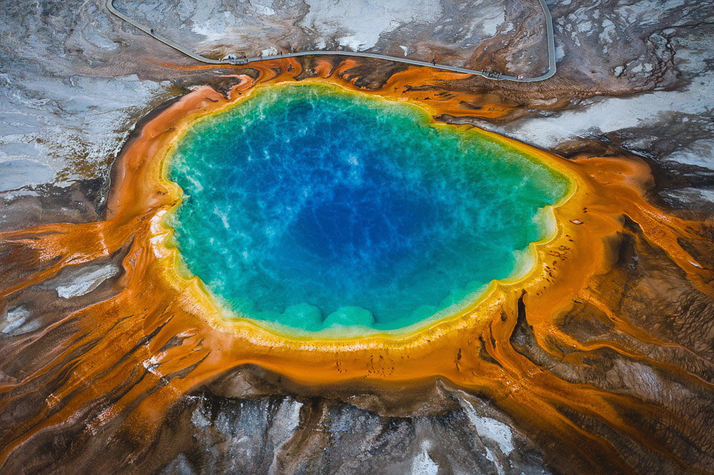 Visit Grand Prismatic Spring - Roads and Destinations, roadsanddestinations.com