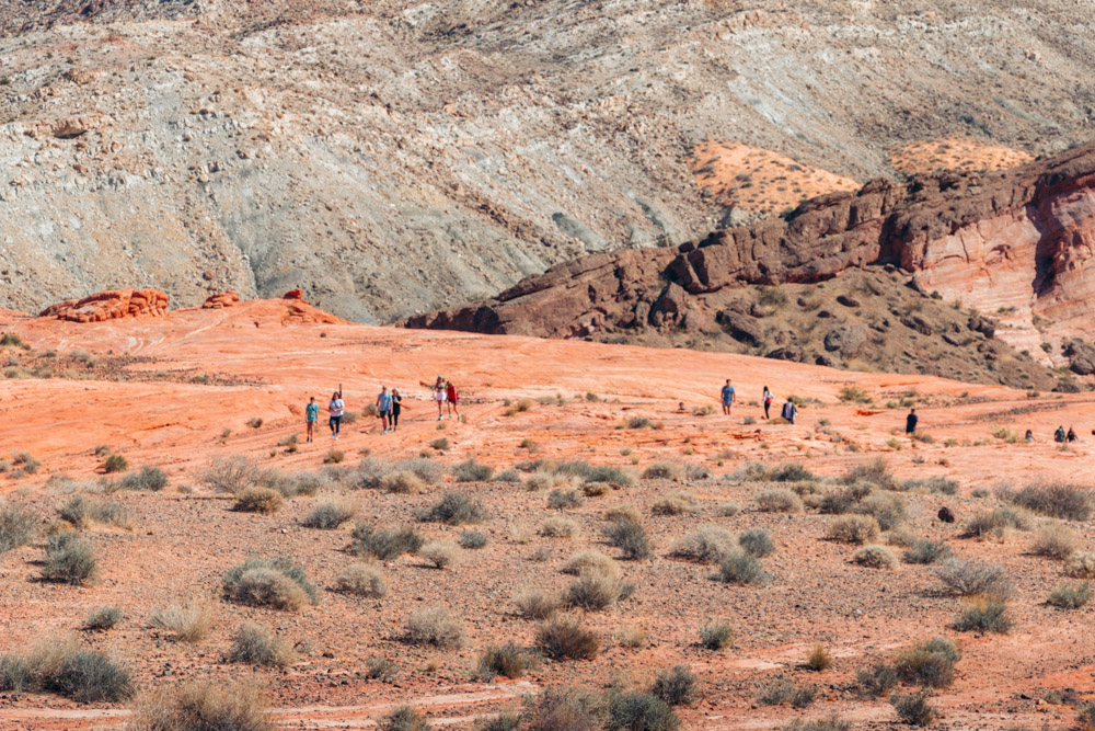 Fire Wave Hike - Roads and Destinations