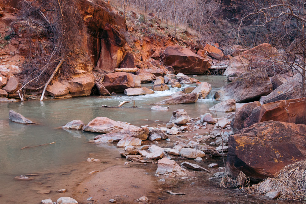 Zion Riverside Walk Trail hike - Roads and Destinations