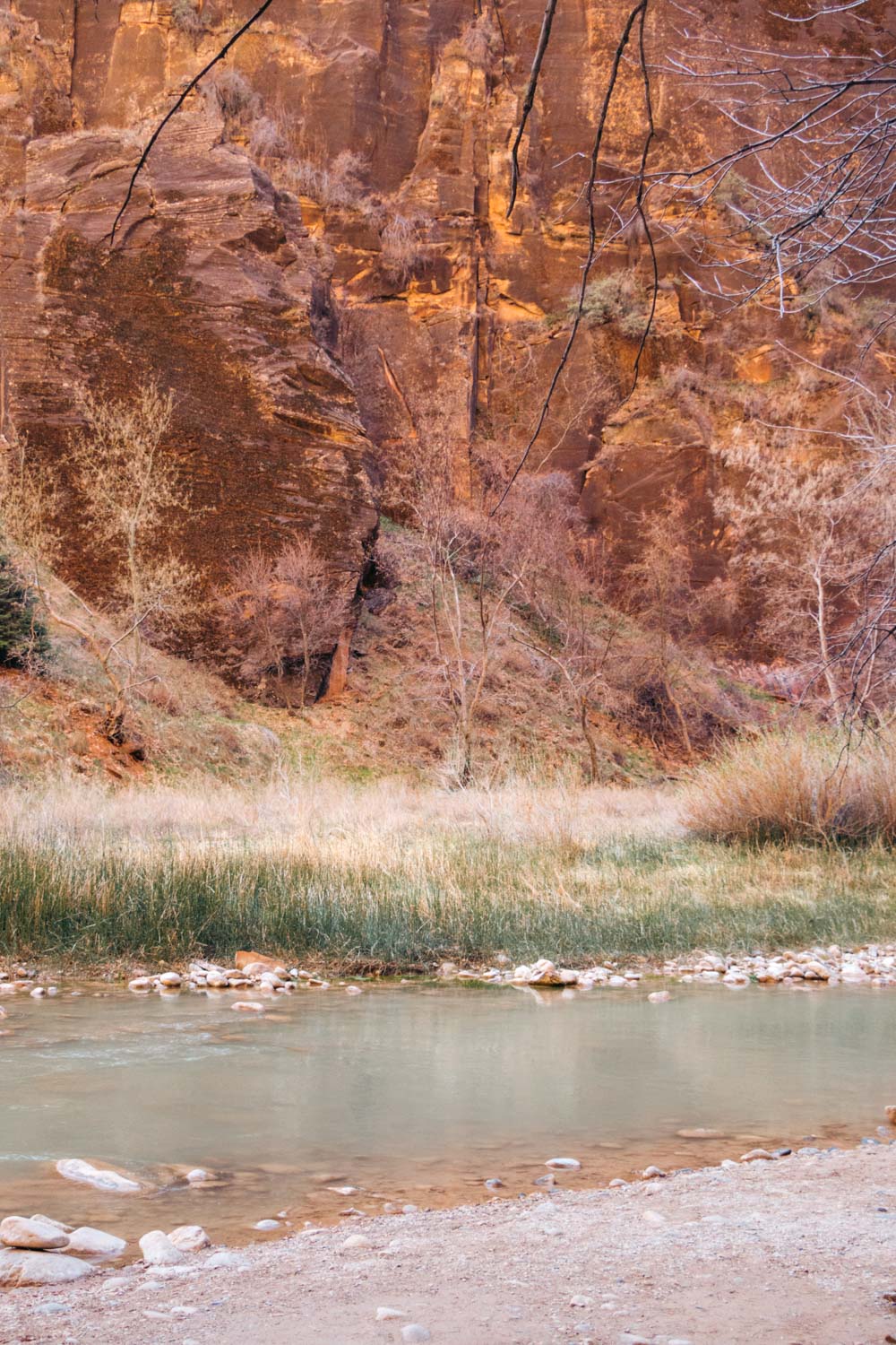 Zion Riverside Walk Trail hike - Roads and Destinations