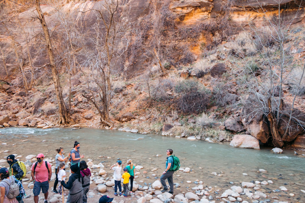 Zion Riverside Walk Trail hike - Roads and Destinations