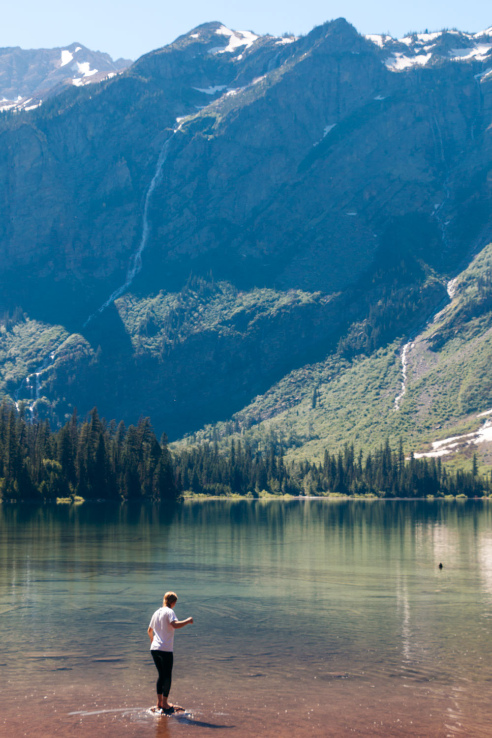 Avalanche Lake Hike via the Trail of the Cedars - Roads and Destinations