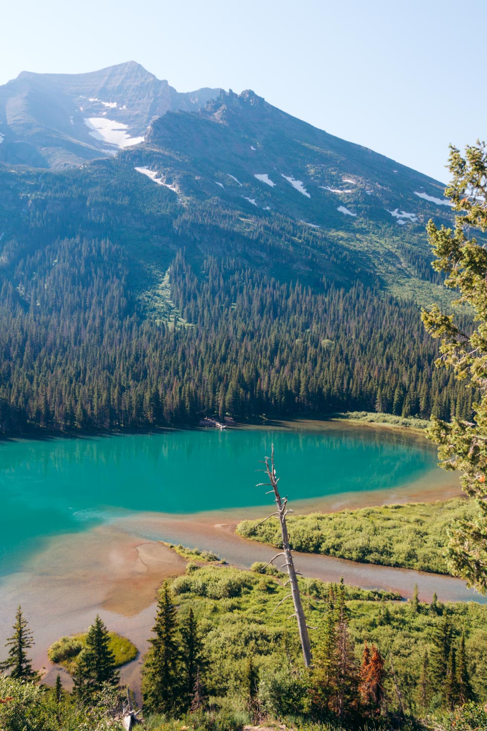 Day in Many Glacier - Roads and Destinations