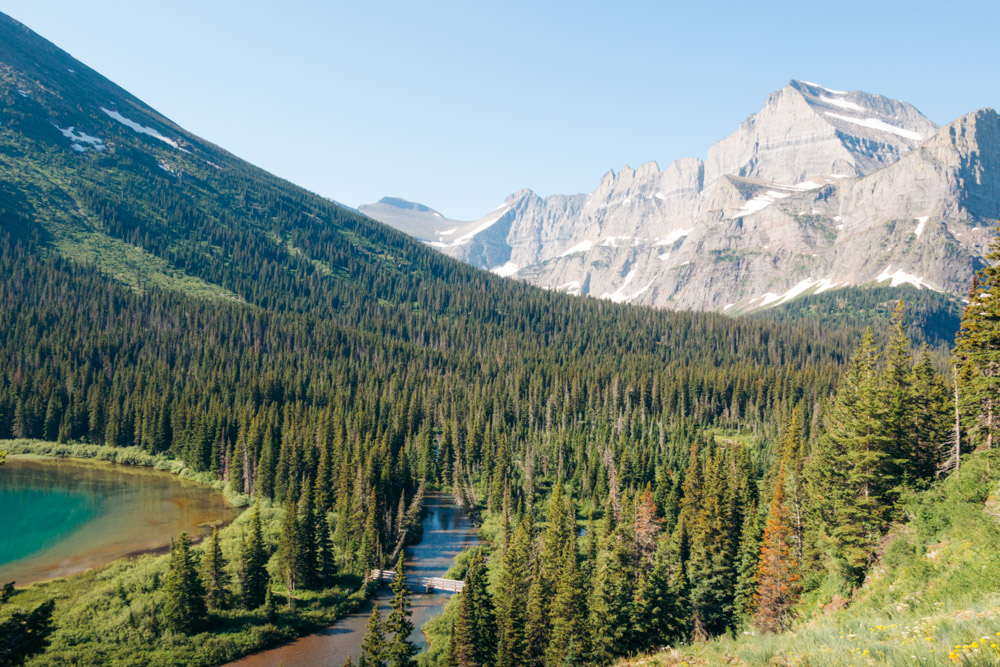 Day in Many Glacier - Roads and Destinations