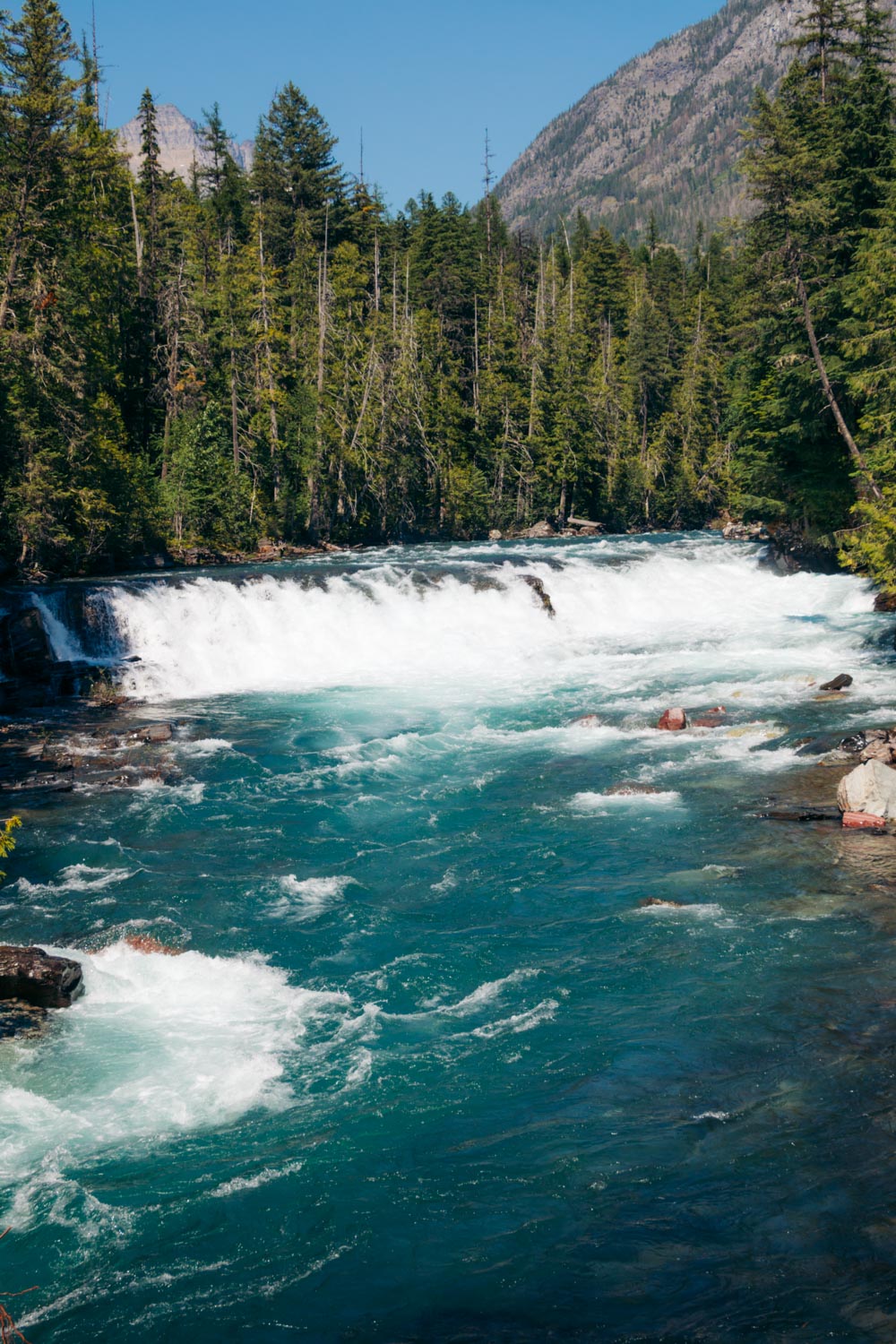 The most photographed cascades and waterfalls in Glacier National Park -- Roads and Destinations