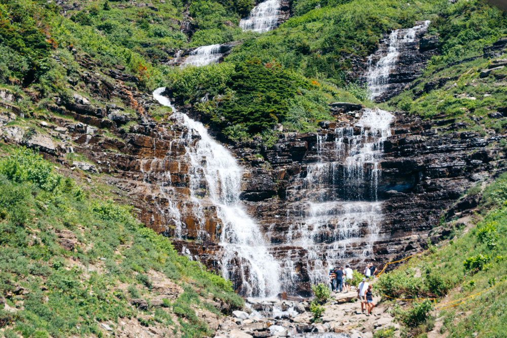 The most photographed cascades and waterfalls in Glacier National Park -- Roads and Destinations