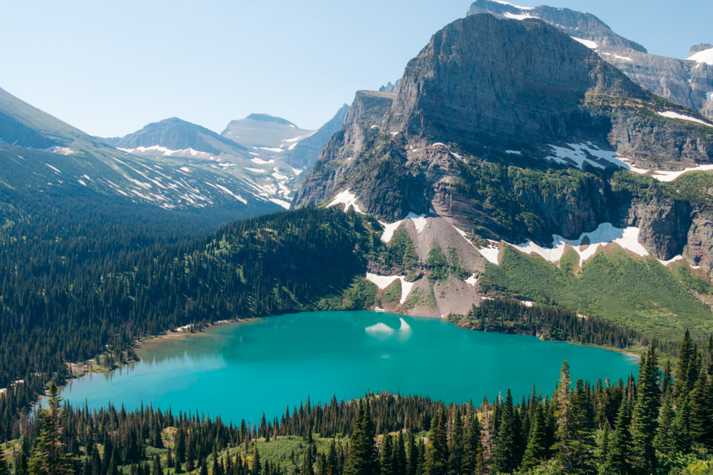 Grinnell Glacier Overlook Trail, Hike in Many Glacier - Roads and Destinations