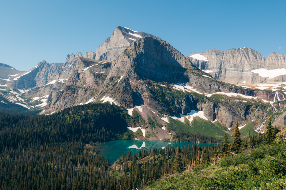 Grinnell Lake - Roads and Destinations