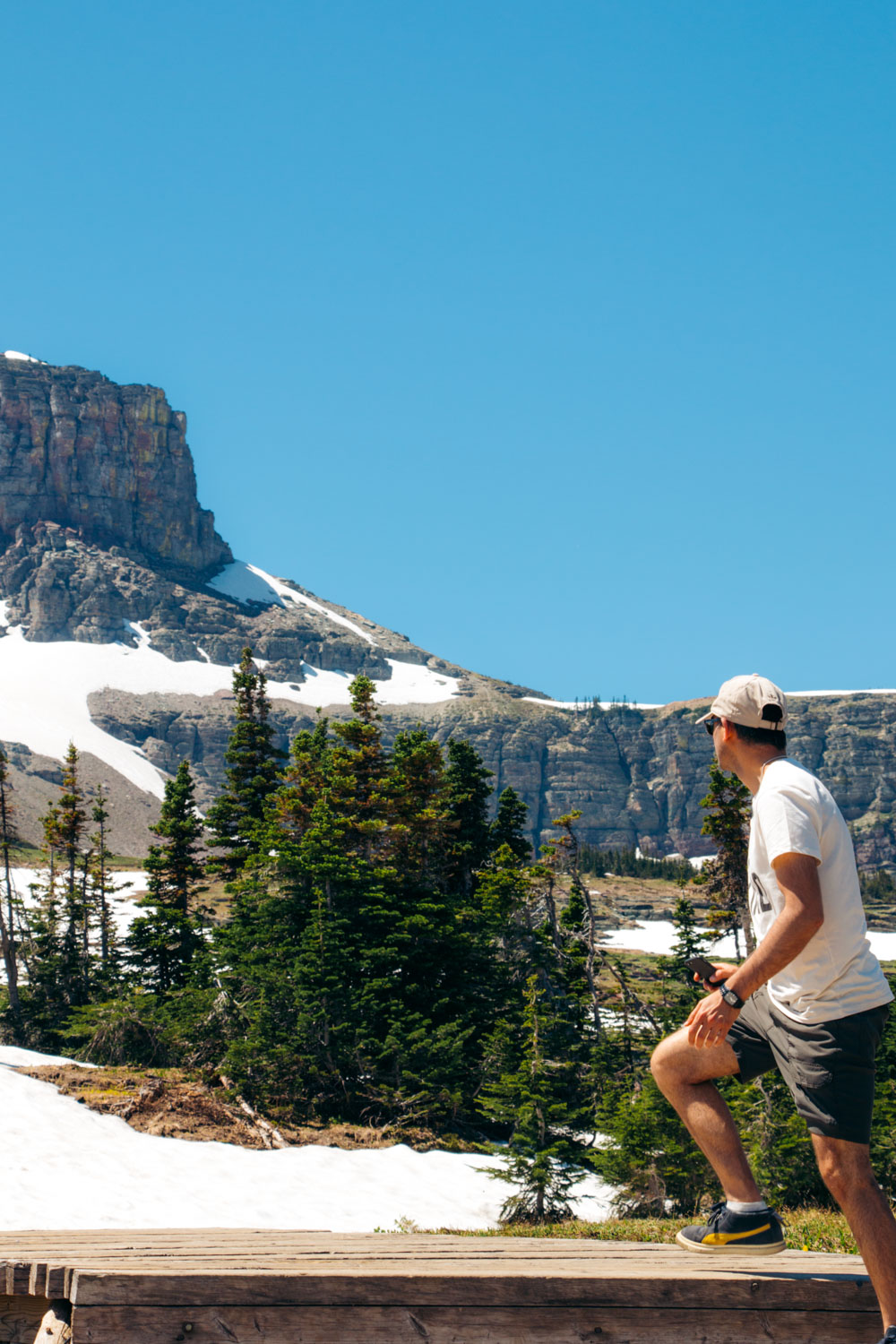 Logan Pass -- Roads and Destinations