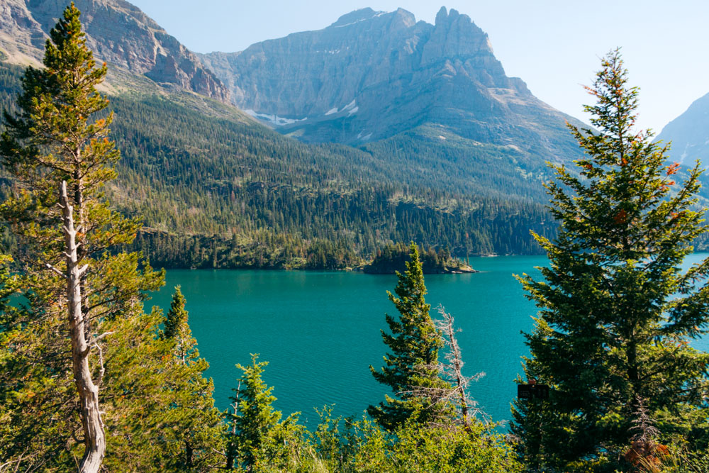 St. Mary Lake - Roads and Destinations