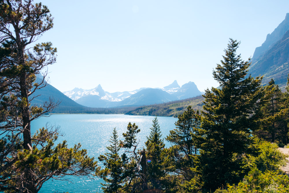 St. Mary Lake - Roads and Destinations