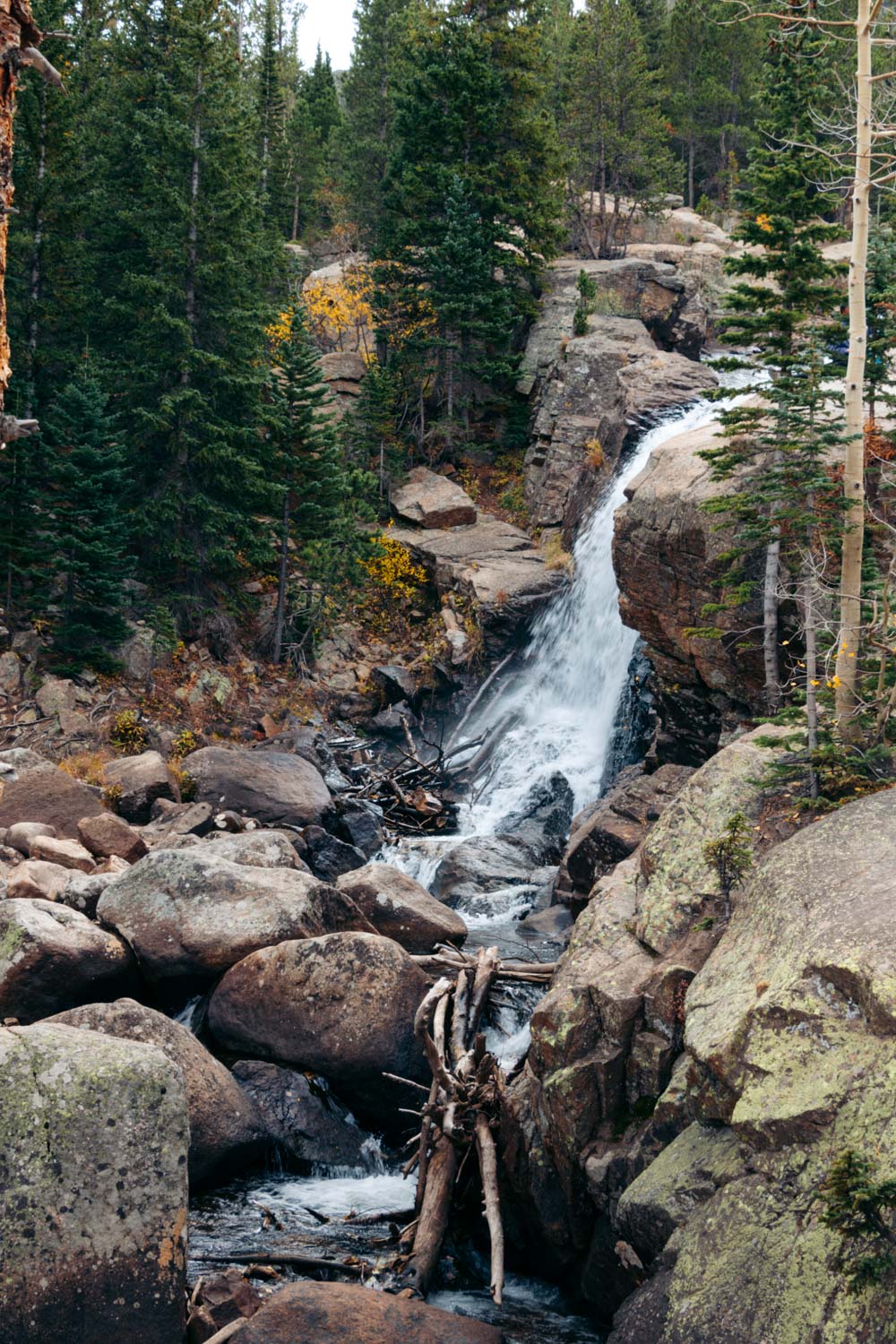 Alberta Falls Hike, Rocky Mountain National Park, Colorado --- Roads and Destinations