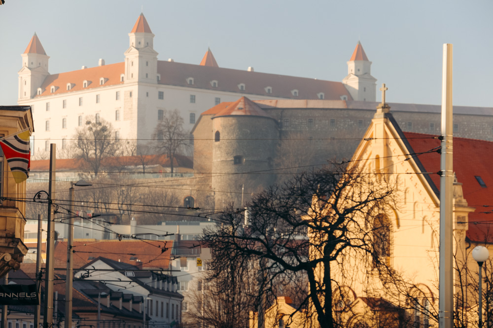 Two sides of Bratislava - Old and New Town - Roads and Destinations