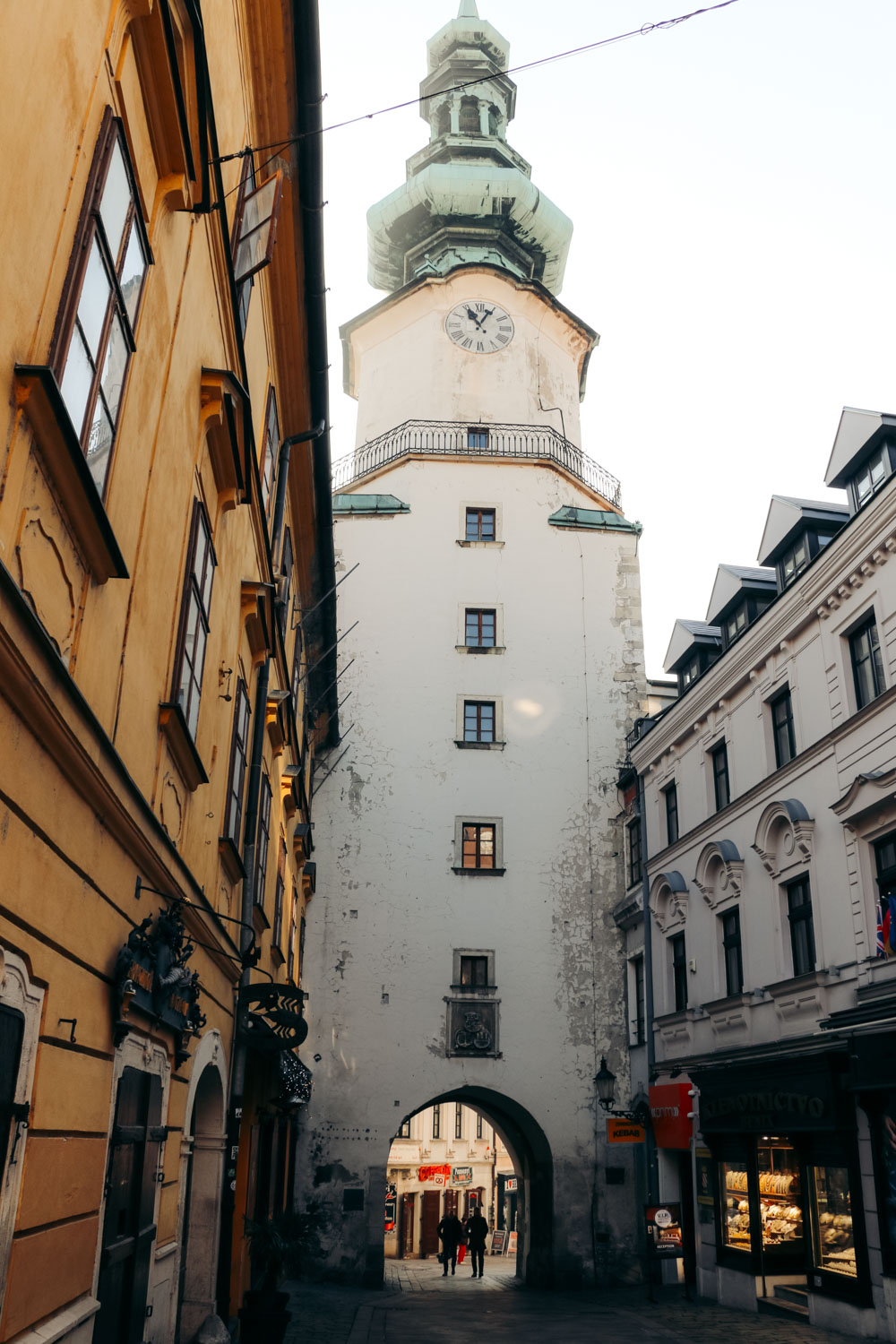 Two sides of Bratislava. New Town - Roads and Destinations