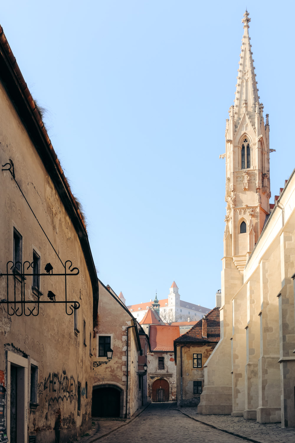 Two sides of Bratislava - Old and New Town - Roads and Destinations