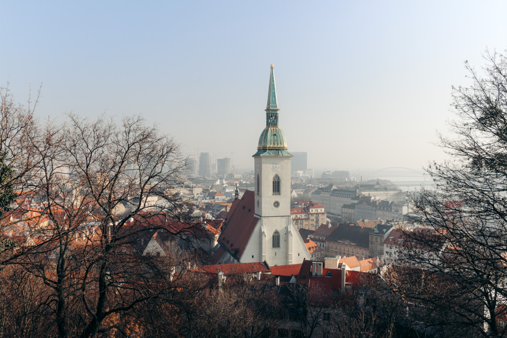 Two sides of Bratislava - Old and New Town - Roads and Destinations