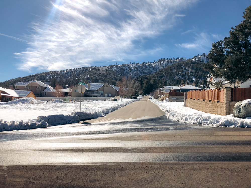 Winter visit to Wrightwood - Roads and Destinations