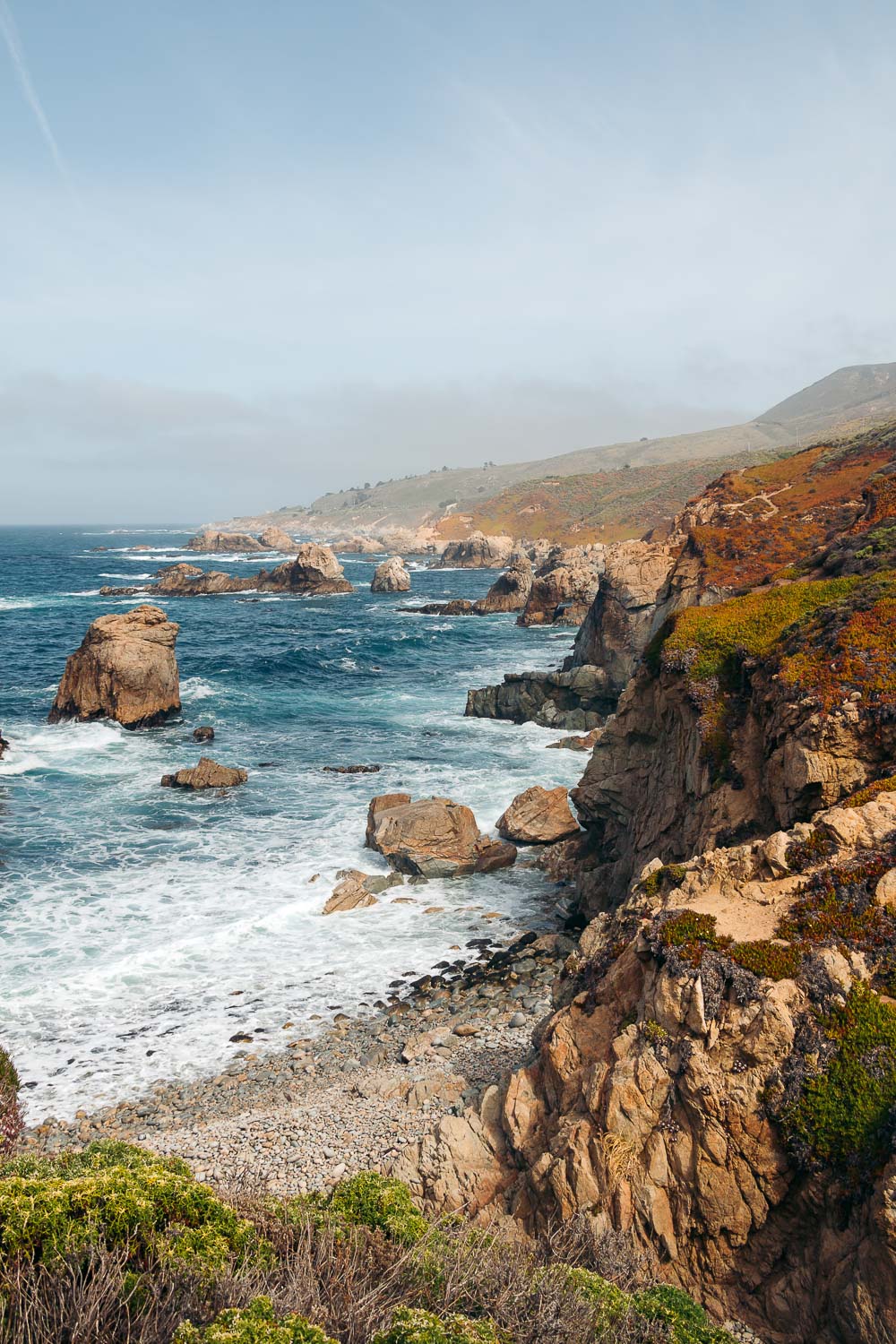 Garrapata State Park in spring - Roads and Destinations