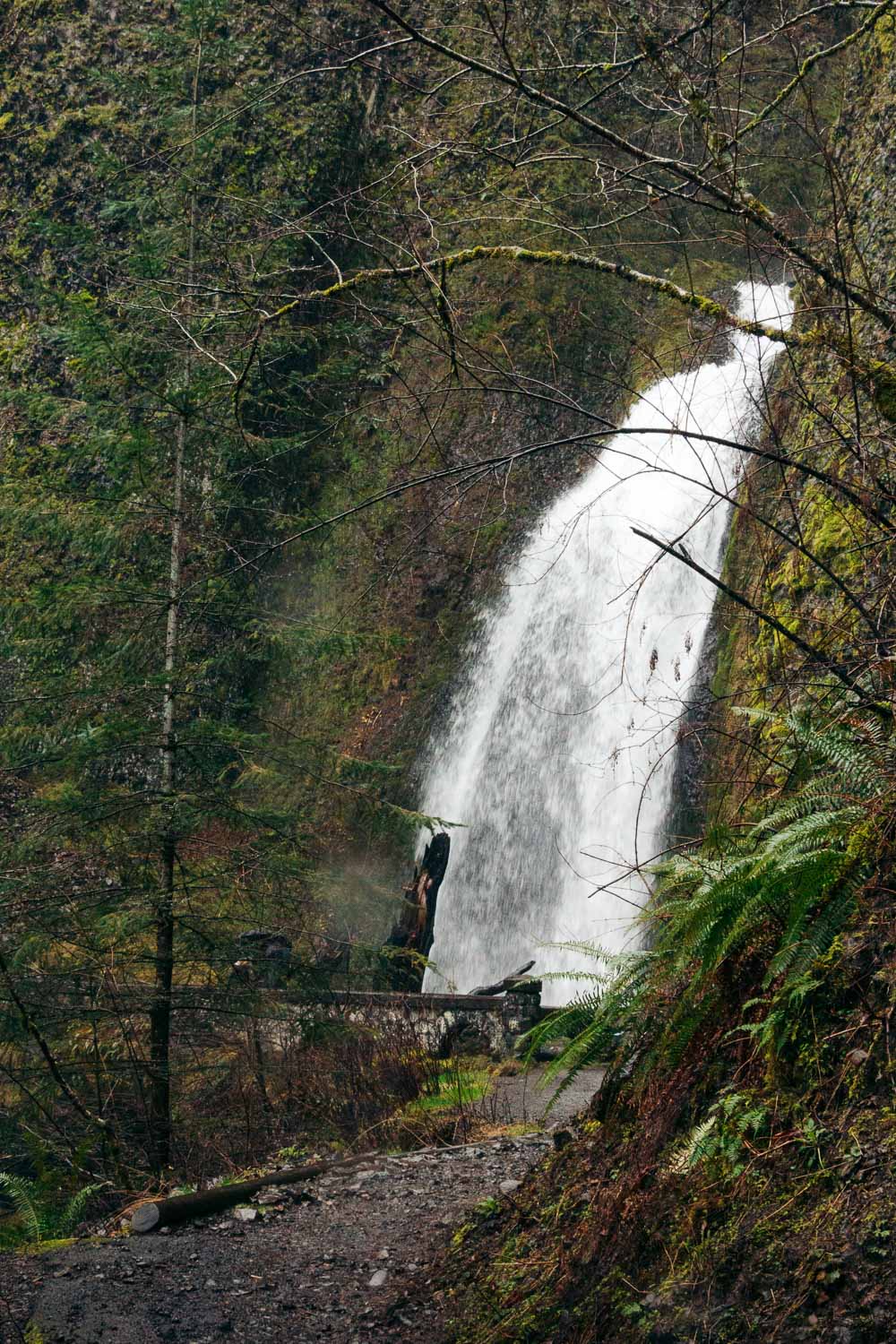 Wahkeena Falls - Roads and Destinations