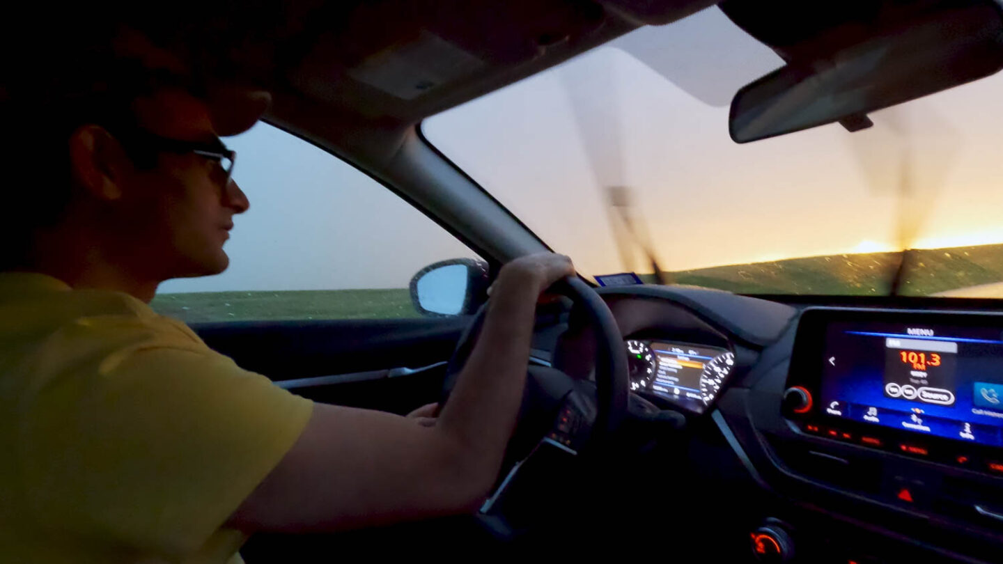 Thunderstorm before Tornado in Nebraska- - Roads and Destinations