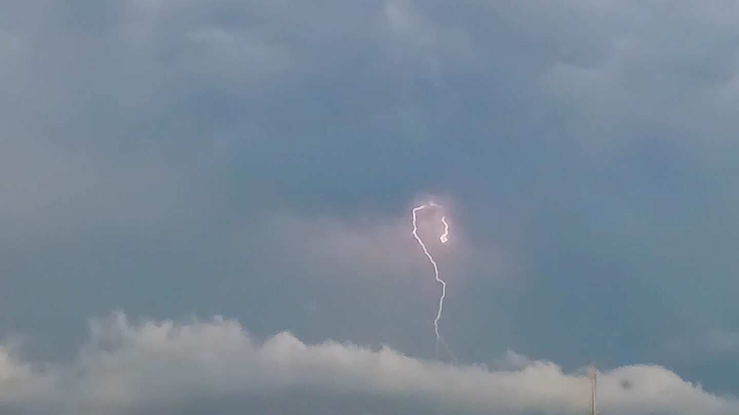 Thunderstorm before Tornado in Nebraska - Roads and Destinations