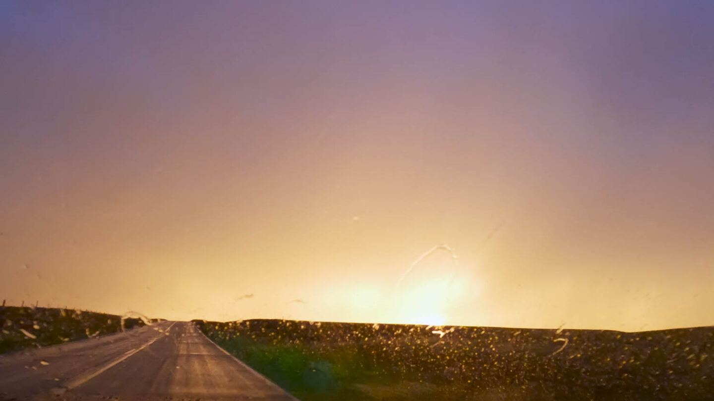 Thunderstorm before Tornado in Nebraska - Roads and Destinations