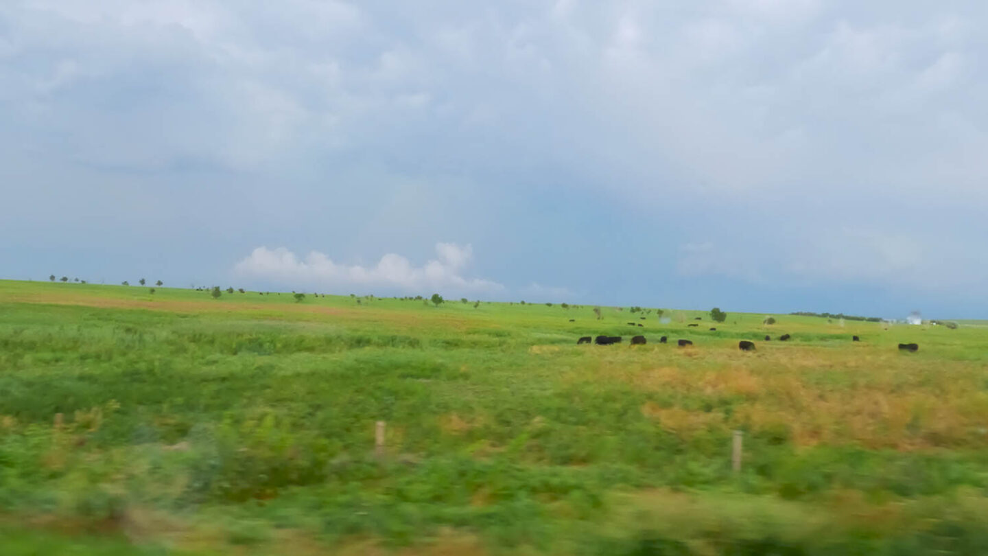 Thunderstorm before Tornado in Nebraska - Roads and Destinations