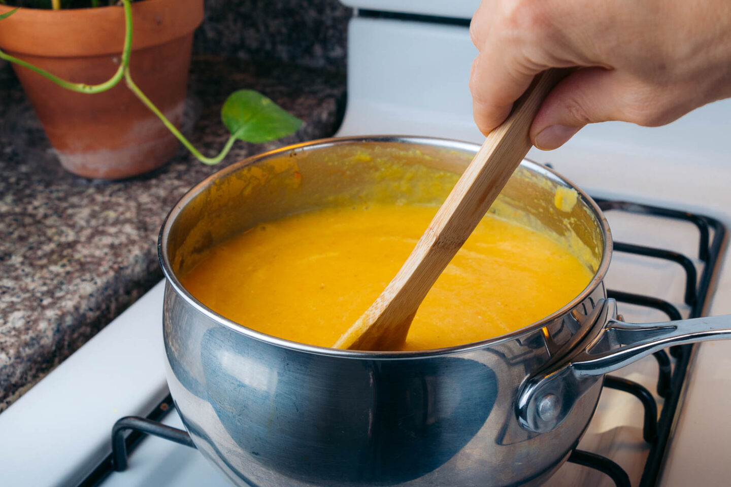 Roasted pumpkin and cauliflower soup - Roads and Destinations