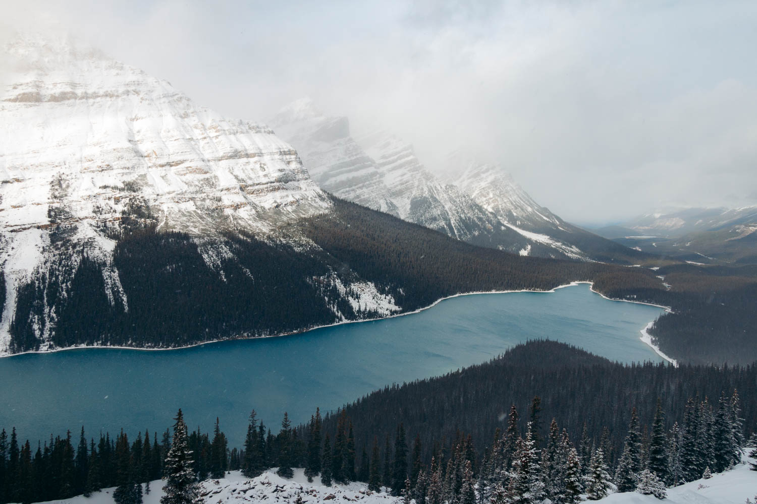 Peyto Lake - Roads and Destinations