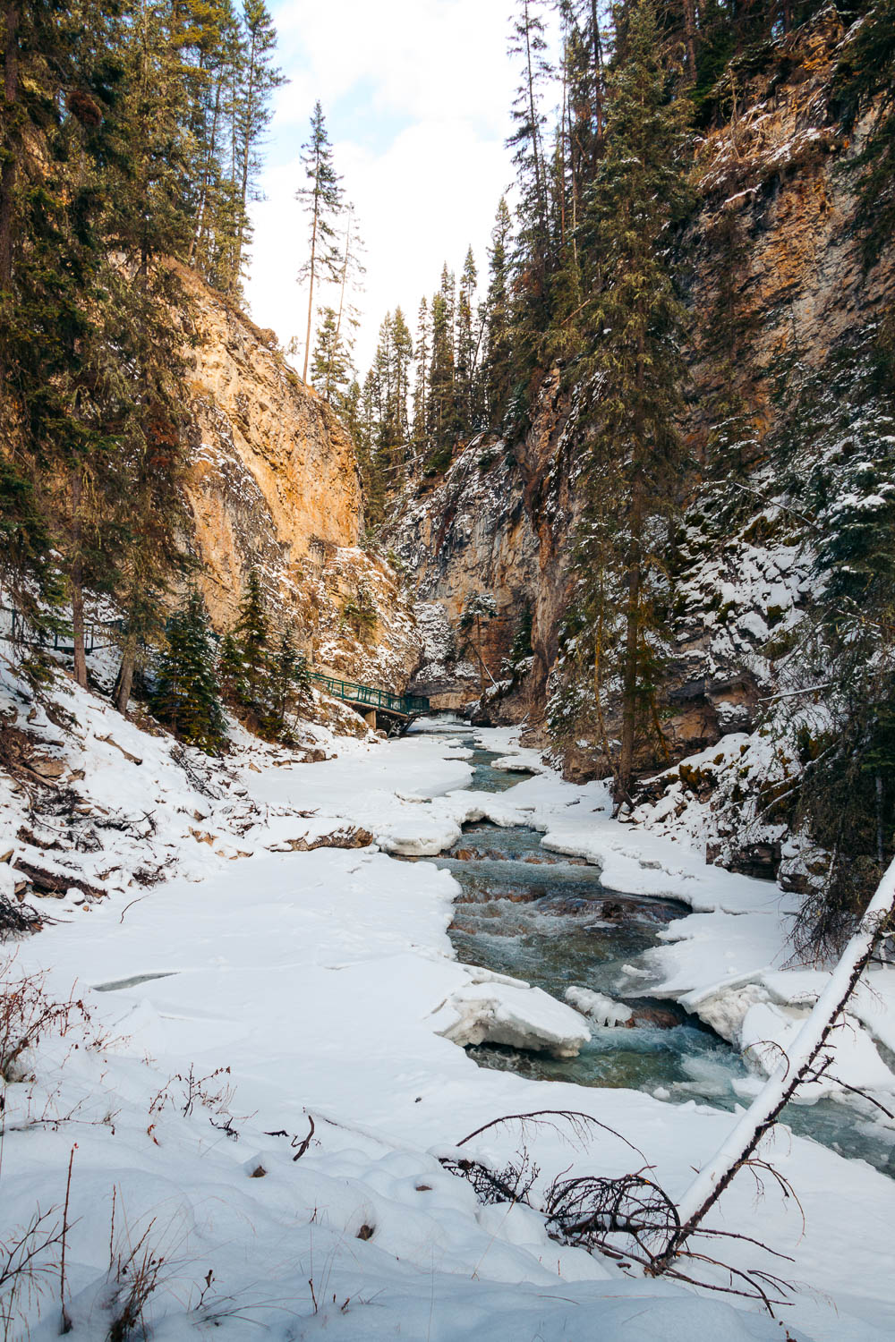 Waterfall Hike at Johnston Canyon - Roads and Destinations 
