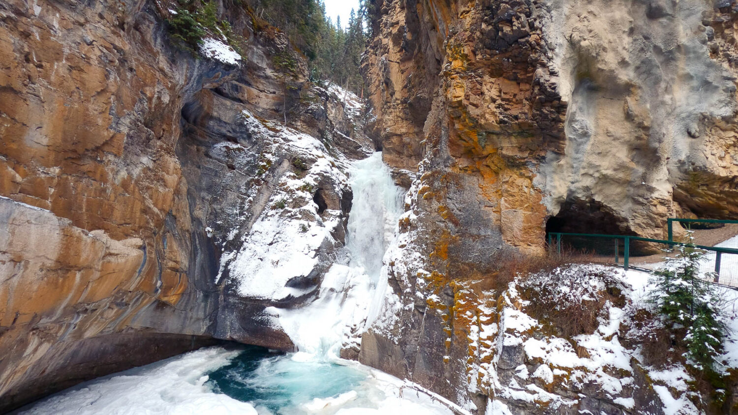 Frozen Waterfall Hike at Johnston Canyon - Roads and Destinations 