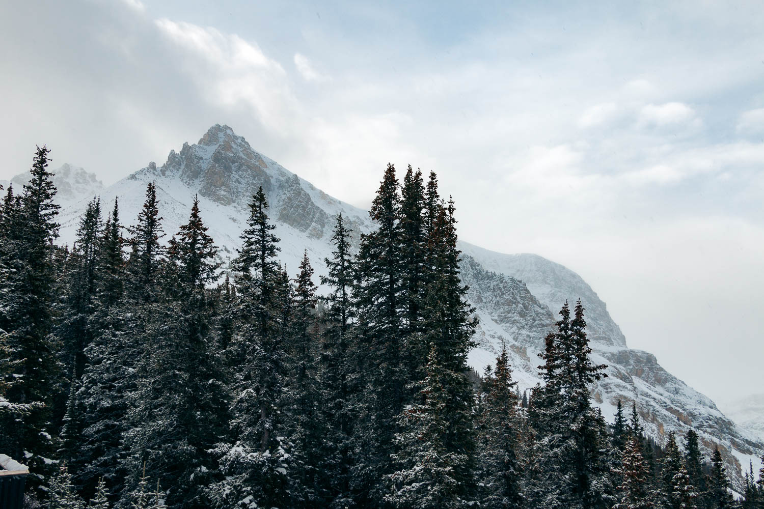 Peyto Lake in winter, Banff - Roads and Destinations