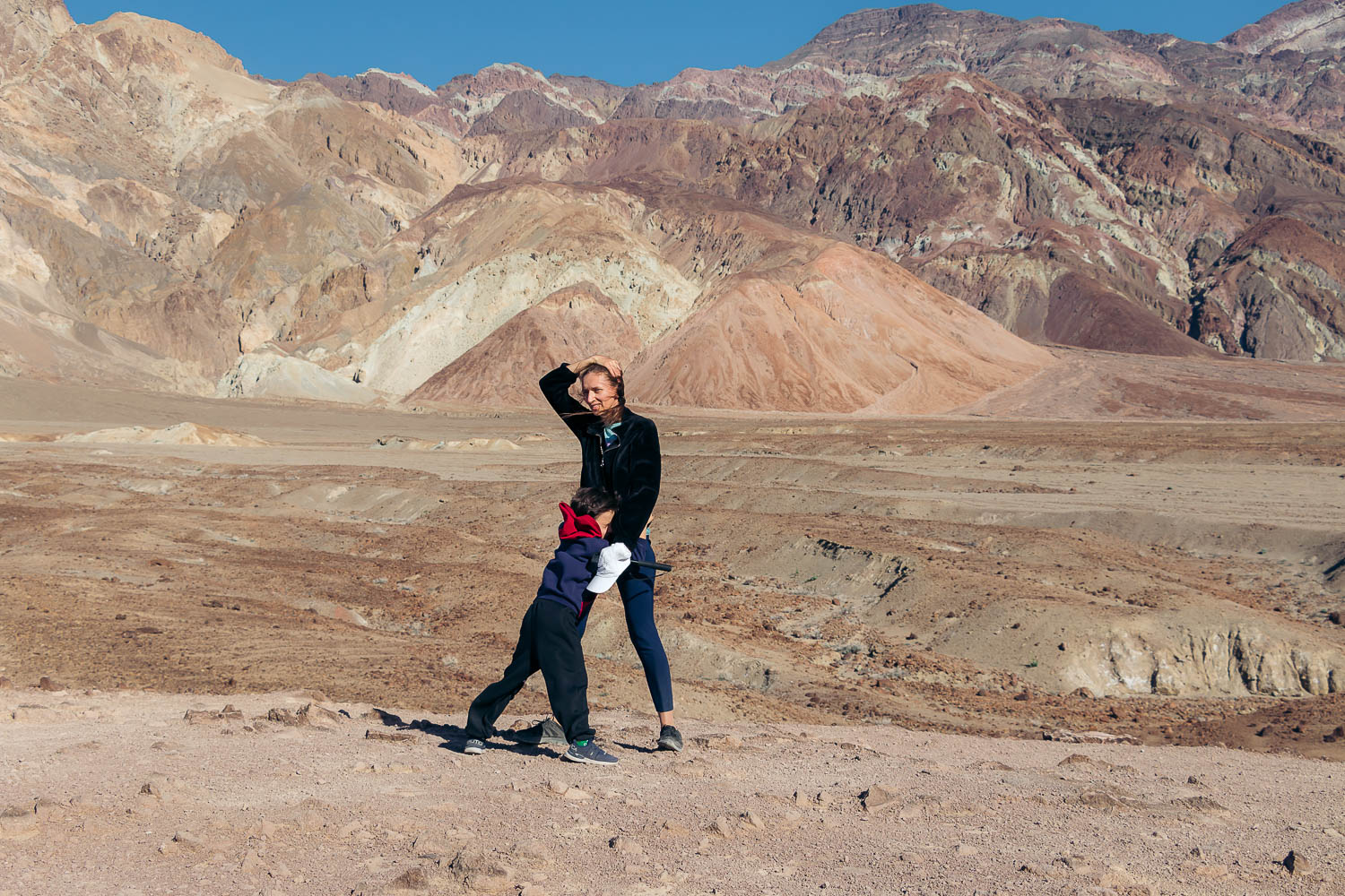 Dust storm in Death Valley - Roads and Destinations